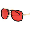 Metal trend retro sunglasses, glasses solar-powered, wholesale, European style