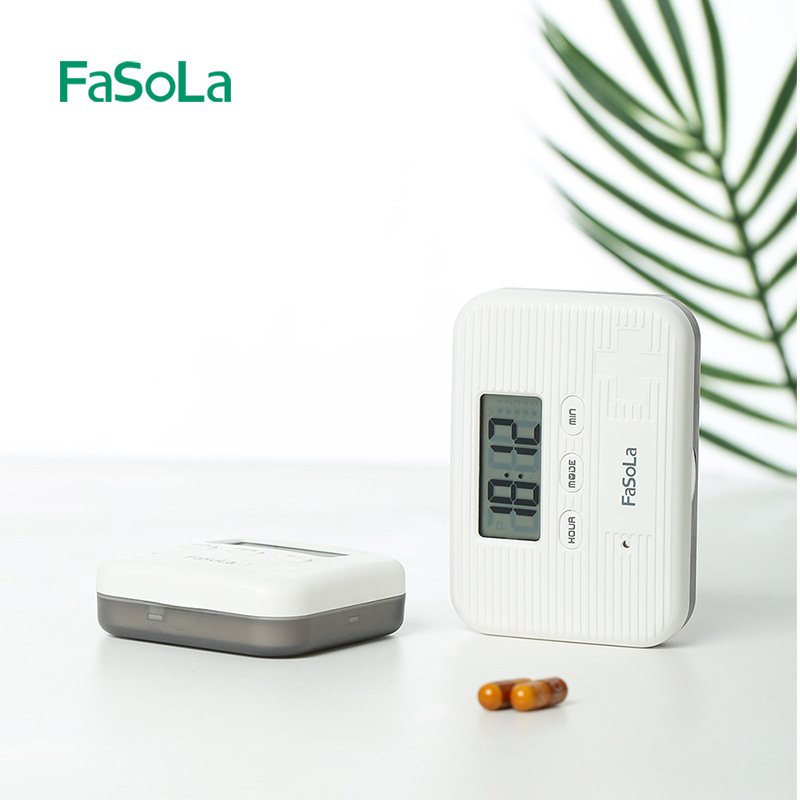 FaSoLa intelligent electronic medicine box for the elderly regular medicine reminder portable portable one-week sub-packed medicine box vibration