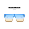 Retro big square sunglasses, trend glasses, European style