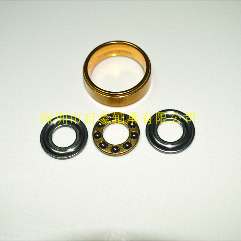 微型平面轴承 微型八类轴承 微型推力球轴承 F6-11M 内6外11高4.5