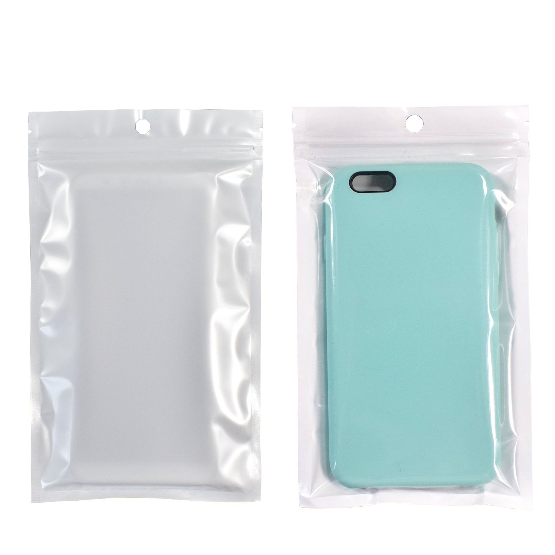 En stock bolsa de perlas autosellable Yin y Yang bolsa de hueso cáscara del teléfono móvil cable de datos bolsa de embalaje accesorios de la joyería bolsa de autosellado