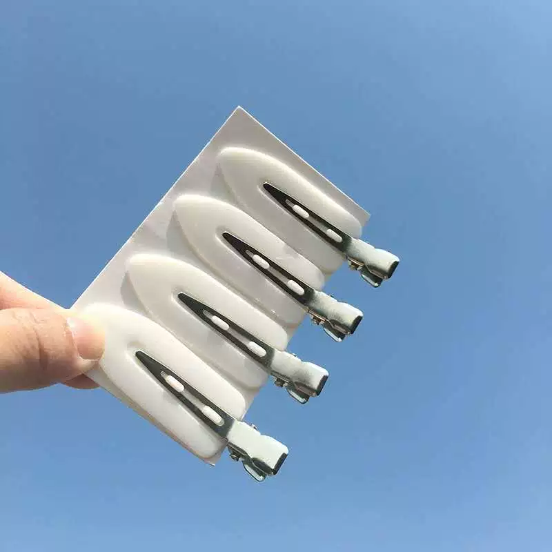 Заколки Hair clip Nana, для челки, металлические защёлки, набор 4 шт., разные цвета