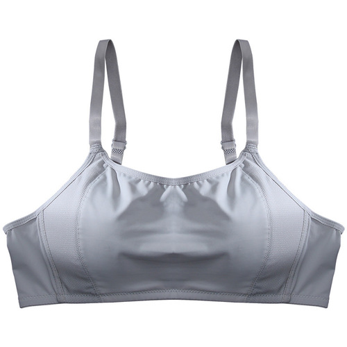 Anti-peeking Strapless Bra for Women Without Steel Wire Thin High School University Student Girl Bra Gathered Lady Bra 