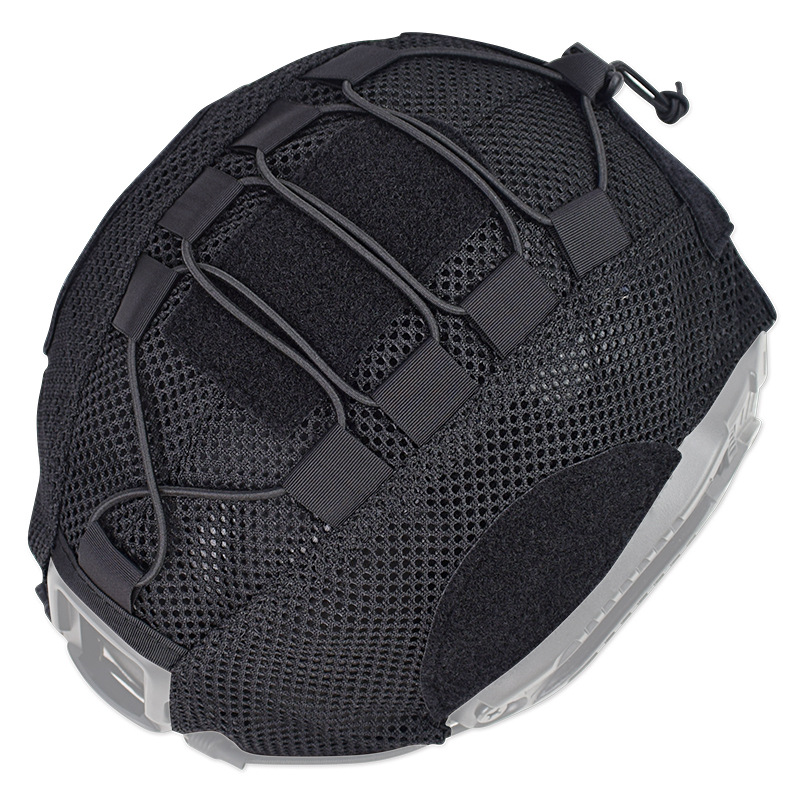 Cross-border casco táctico rápido serie casco universal tela malla camuflaje casco táctico casco cubierta velcro casco tela