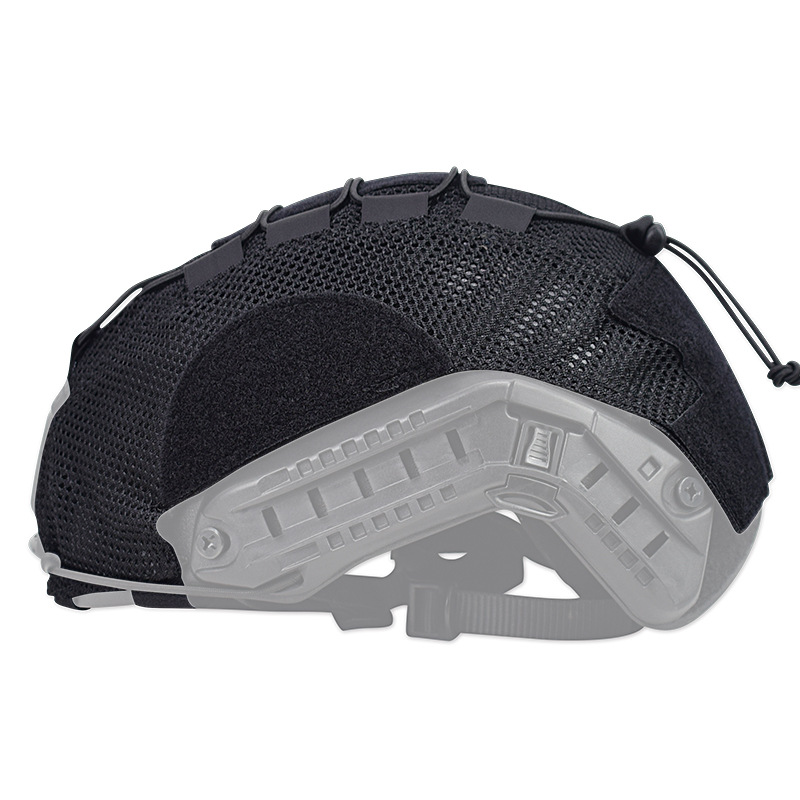 Cross-border casco táctico rápido serie casco universal tela malla camuflaje casco táctico casco cubierta velcro casco tela
