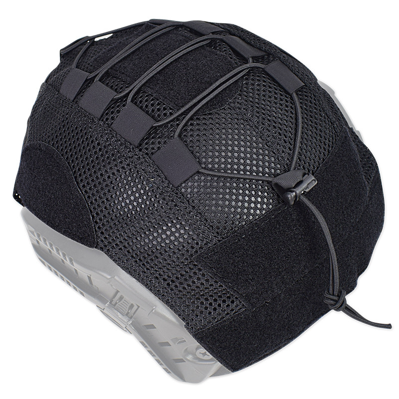 Cross-border casco táctico rápido serie casco universal tela malla camuflaje casco táctico casco cubierta velcro casco tela