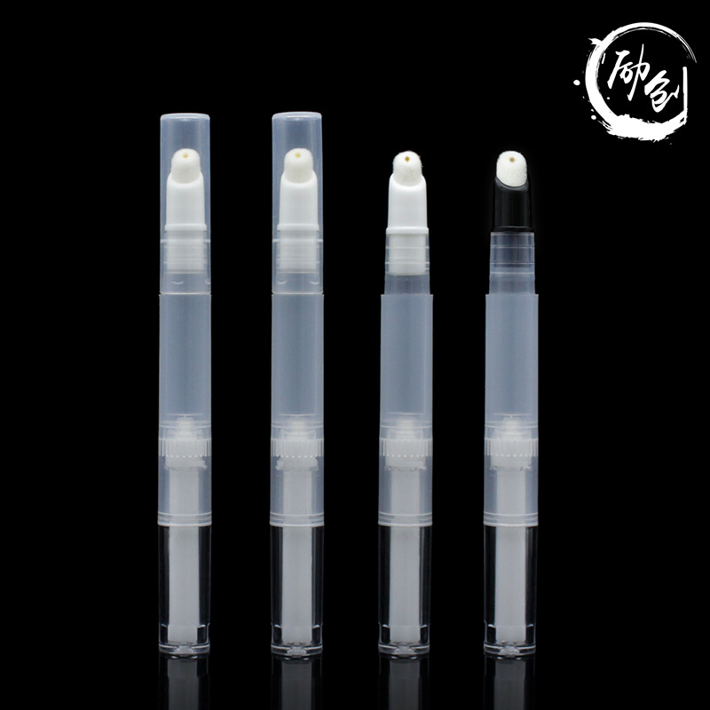Tubo de brillo labial de 3 ml en stock, tubo de corrector, botella dispensadora de base líquida, material de embalaje para corrector líquido, bolígrafo giratorio de 3 ml para cosméticos