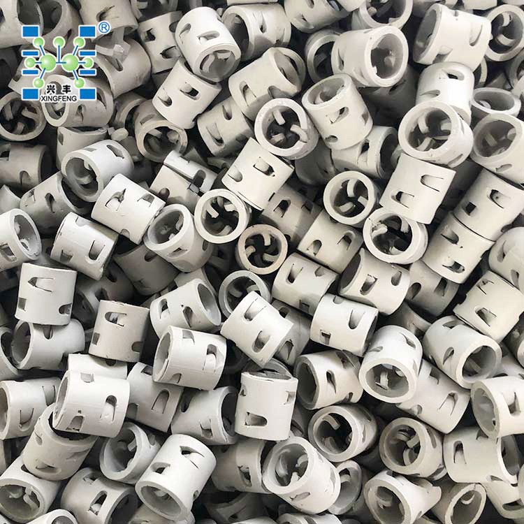 供应陶瓷鲍尔环 规格76*76*8 陶瓷鲍尔环填料 鲍尔环填料 鲍尔环