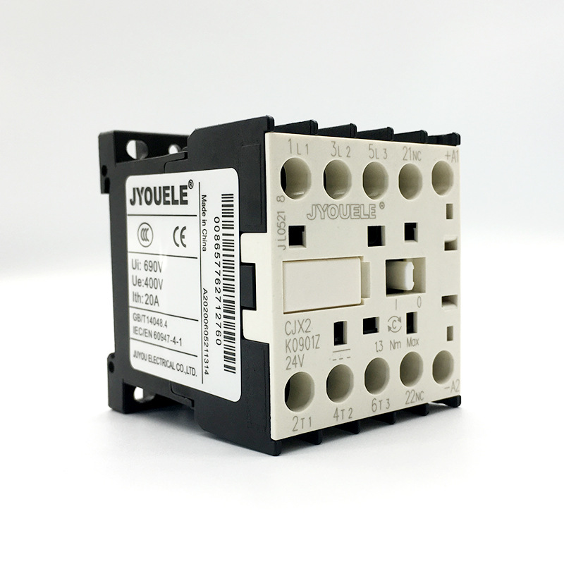 CJX2-K0901Z 小型直流接触器3P+NC 直流线圈 9A LP1-K0901BD MD