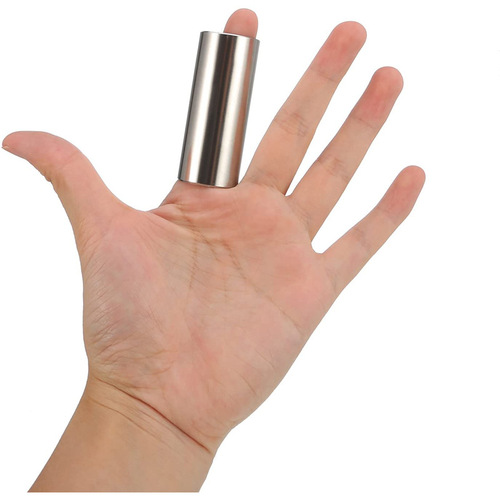 Wholesale Guitar Accessories Set Metal Electric Guitar Slide Pipe Glass Guitar Slide Stick Finger Cots Set