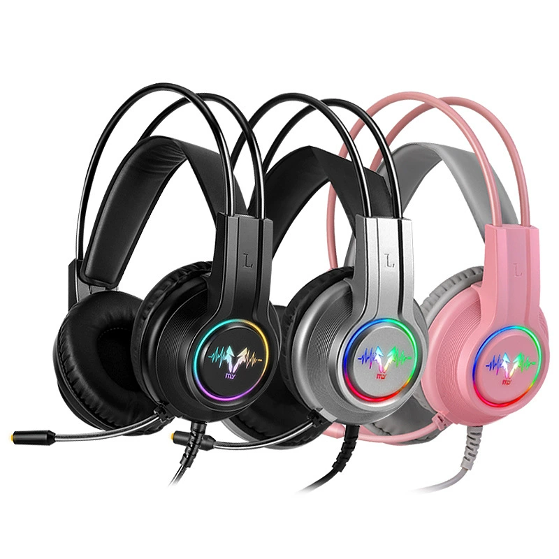 Игровая гарнитура (Itly H200 RGB), 7.1 Surround, RGB подсветка, проводное соединение 3.5 мм+ USB