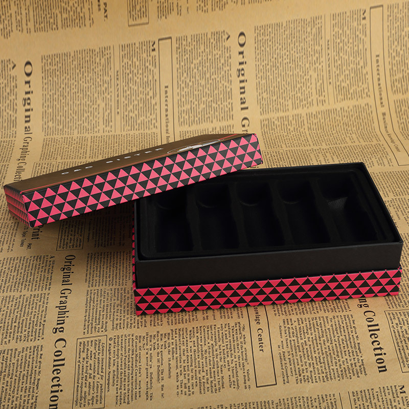 简约上下盖化妆品包装盒吸塑内衬礼品盒印刷四色精美图案天地盖纸