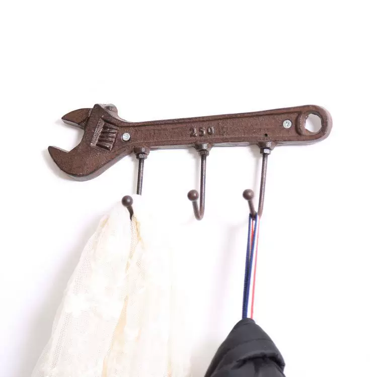 Creative home gift Loat style post -modern style cast iron hook hot selling