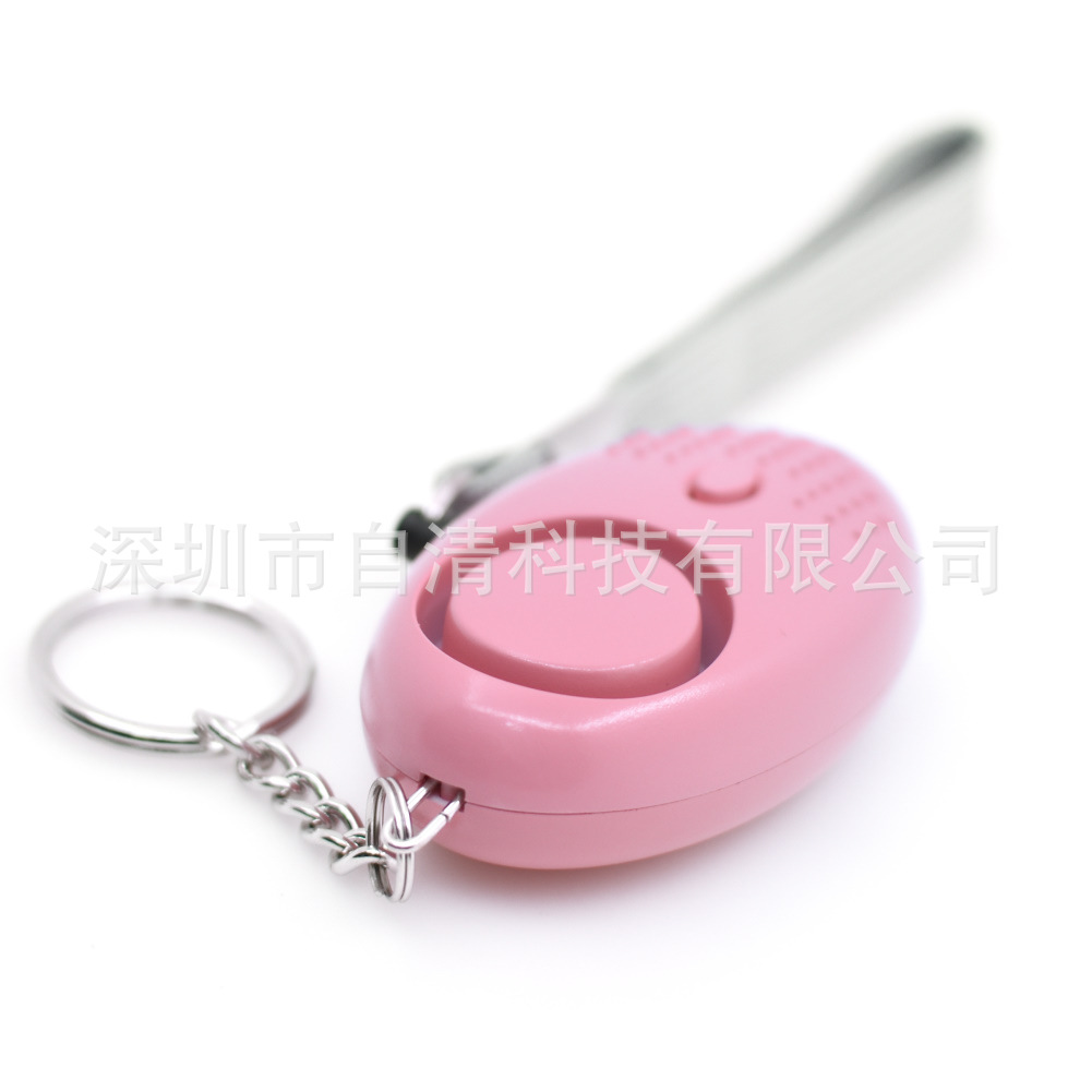Alarma Personal Portátil de Alto Decibelio con Luz LED para Mujeres