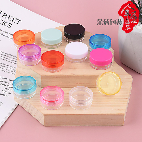 3g5g round bottom facial cream box cream box cosmetics packaging box bottle sample box sample bottle wholesale