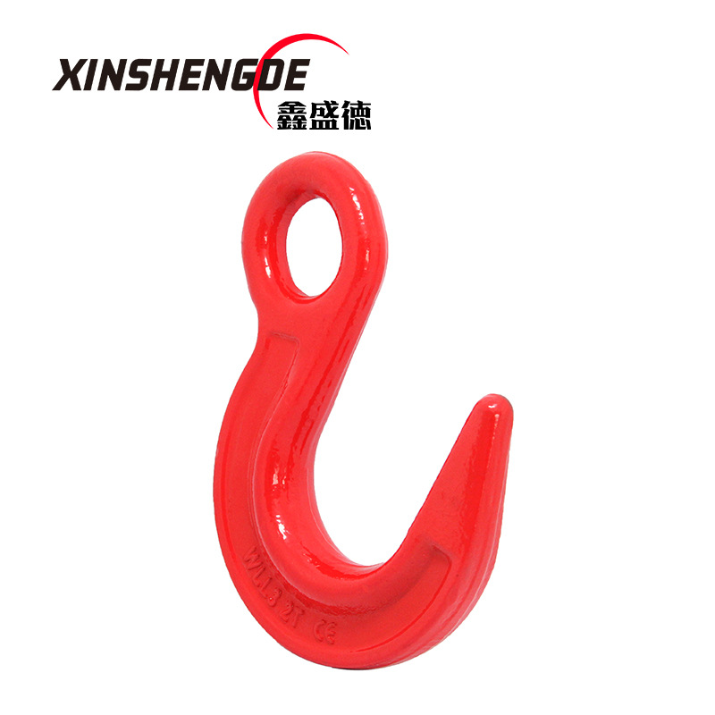 起重货钩 G80大开口吊钩 合金钢开口吊钩 宽口型眼型货钩