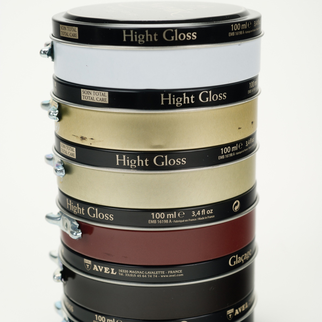 SAPHIR MDOɯ���źڽ�Pate de Luxe��Ƥ������Ь��