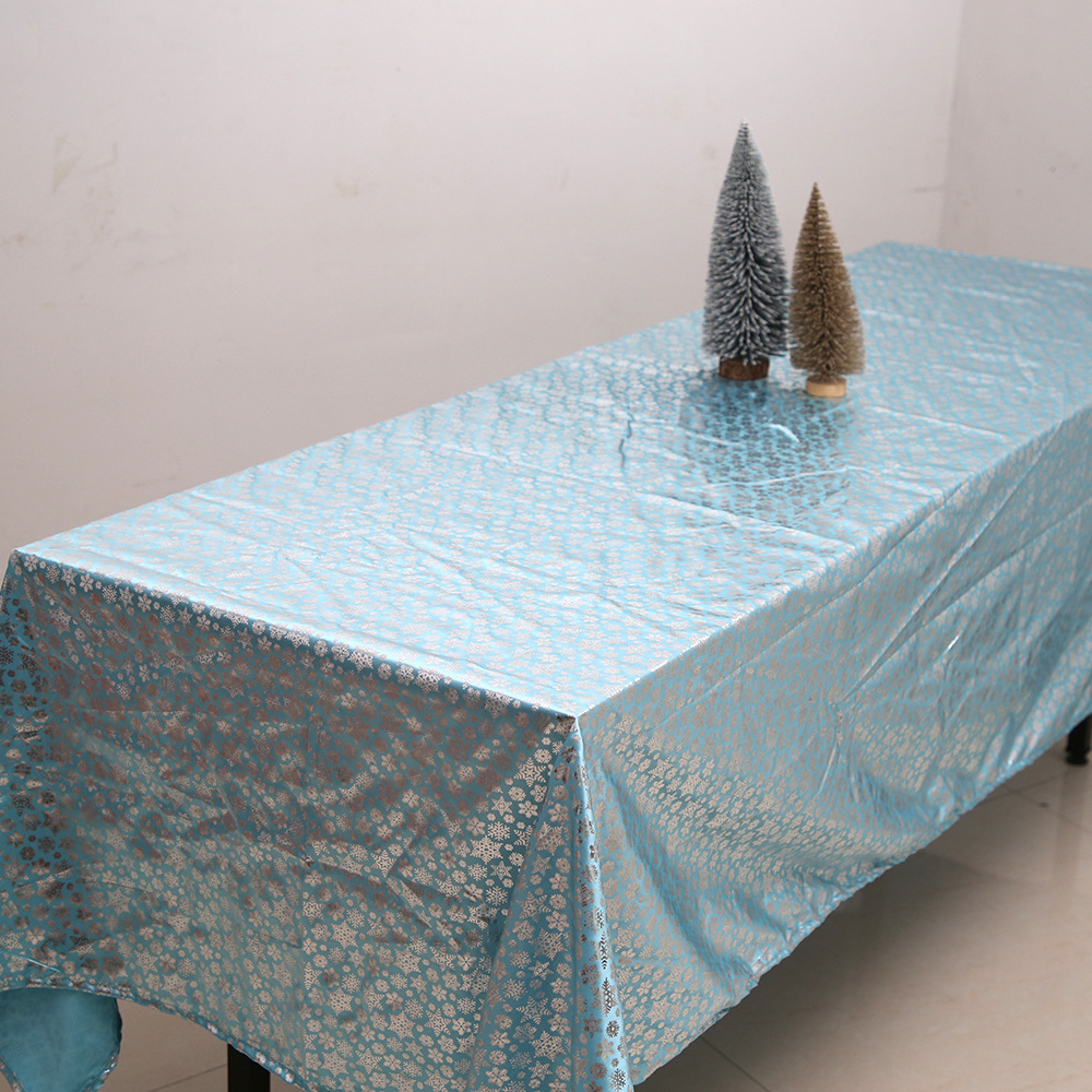 Joulun koristeellinen pöytäliina ruokapöytä pöytäliina lumihiutale sohvapöytäliina jouluhiomapöytäliina_voghion.com