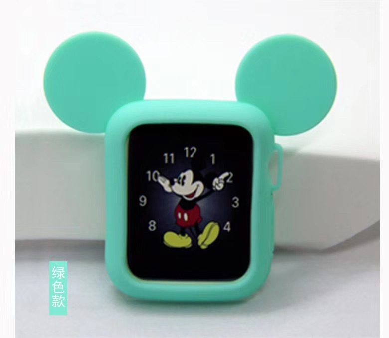Funda protectora de reloj inteligente aplicable Apple watch Funda protectora de dibujos animados de Mickey iwatch9 para uso general