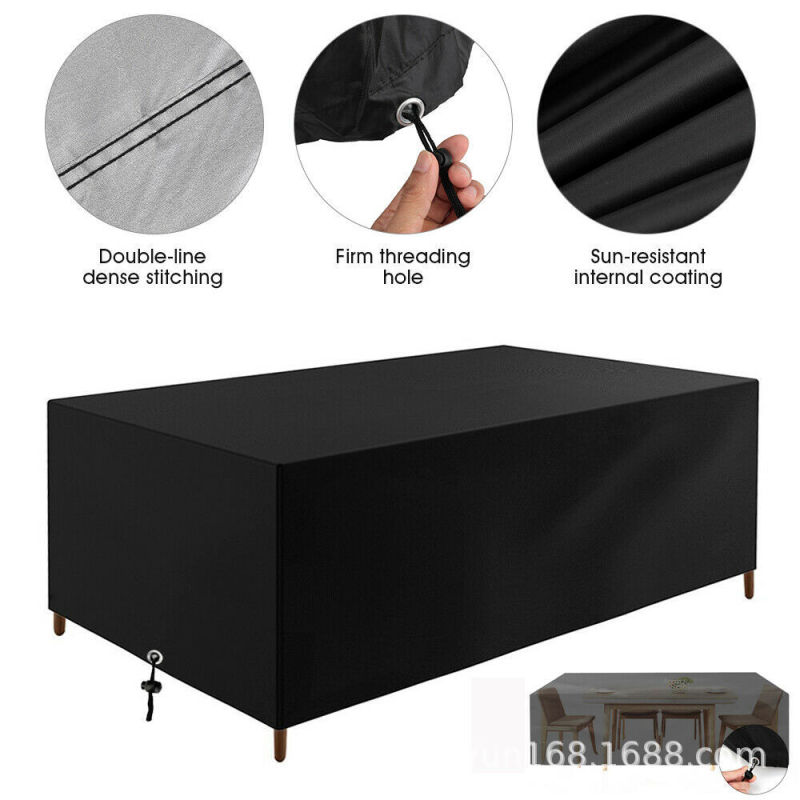 Garden outdoor garden cover garden table furniture cover 210D Oxford cloth dust cover waterproof cover sun protection cover table and chair
