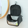 Brand waterproof handheld cosmetic bag for traveling, capacious organizer bag