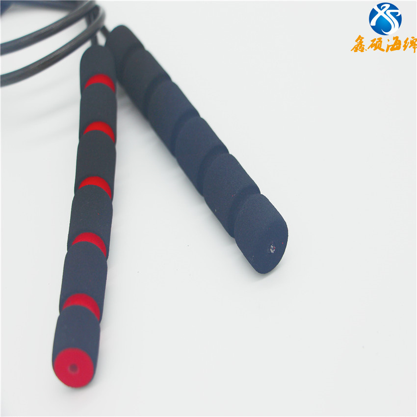 供应牵引绳手把套管 P链海绵高密度橡塑把手套 NBR卷发棒棉管