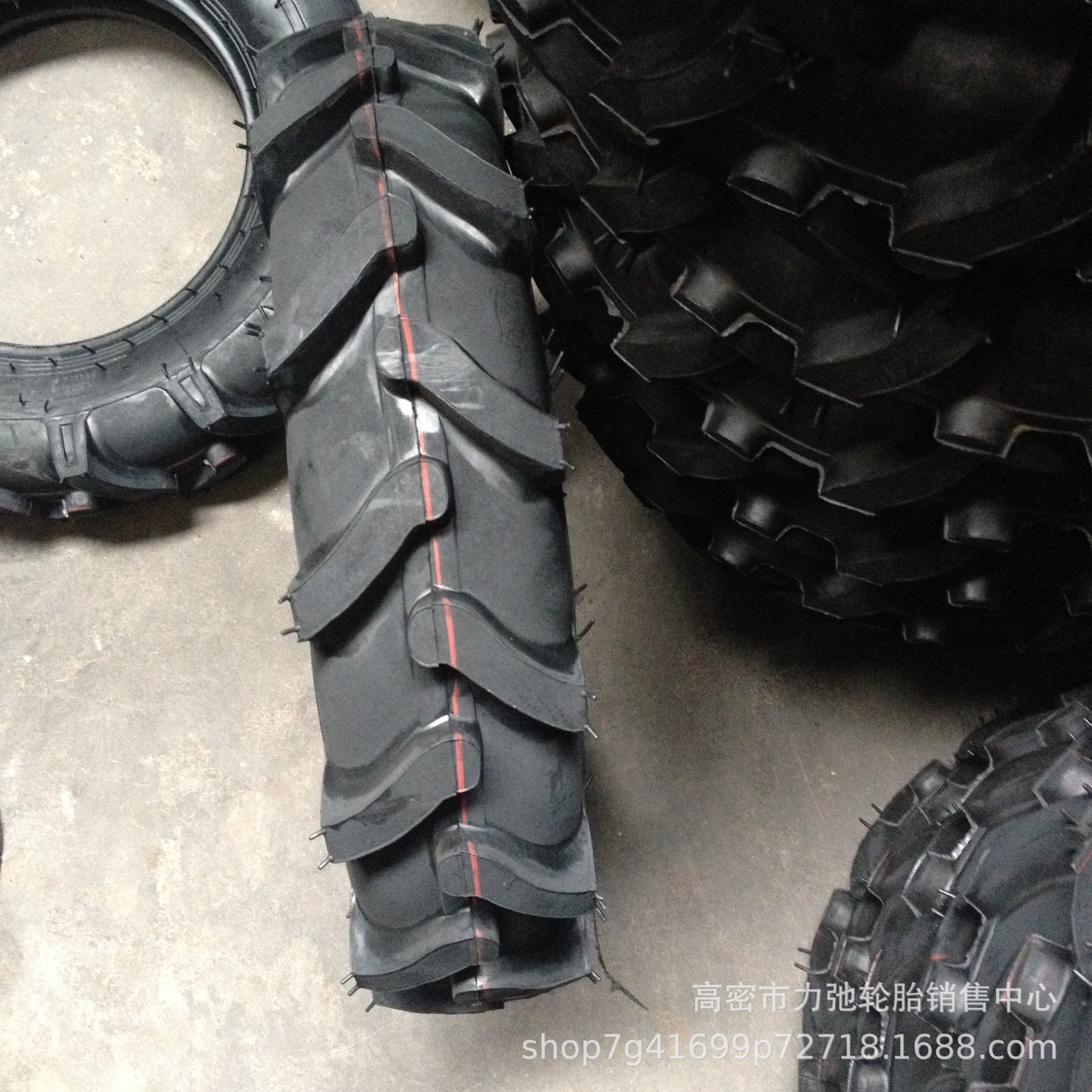 500-12农用胎人字花纹大载防刺扎厂家现货批发拖拉机轮胎500-12