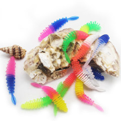 Lure Bionic Dual-Color Root Fishing Bait 1g 5.5cm Precision Packaging Boxed Lure Soft Bait Accessories Fishing Gear Supplies