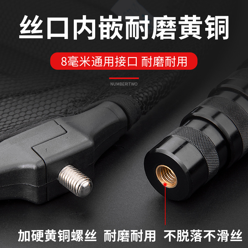 Sección corta gran objeto trenzado varilla 46T de alto carbono mini Jade mango 3 M pesca varilla telescópica Super duro portátil caña de pescar traje