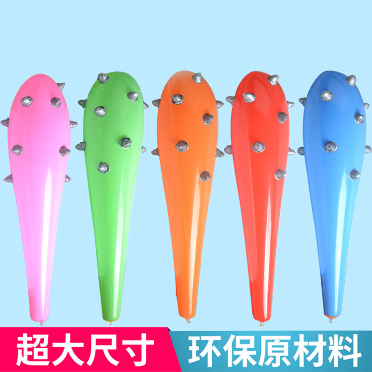 Pvc空気入れ狼牙棒大サイズカラー狼牙棒空気入れ棒ハンマー玩具卸売り|undefined