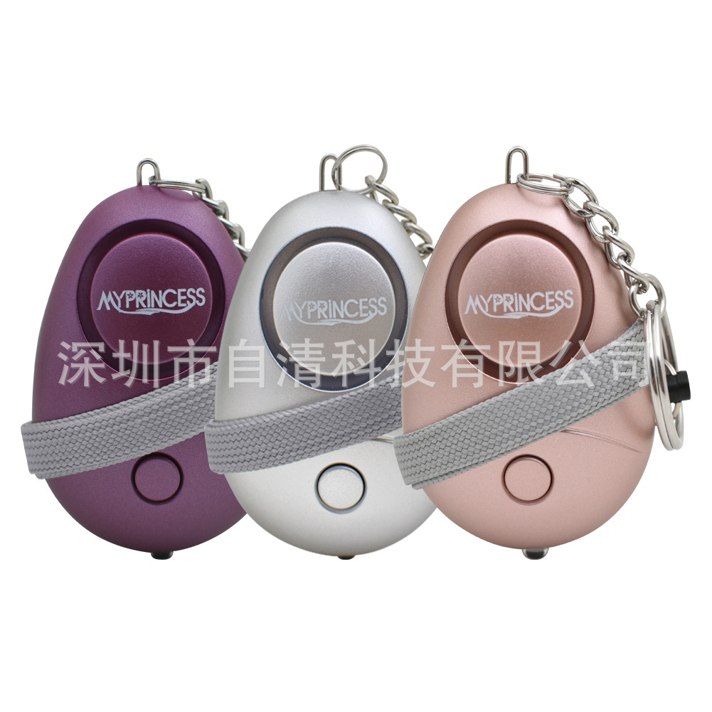 Alarma Personal de Bolsillo para Mochila, Luz LED, 130 dB, para Mujeres