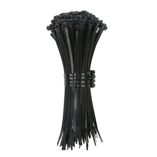CHFK self-locking nylon cable tie plastic strapping cable tie rope strangled dog cable tie black binding belt