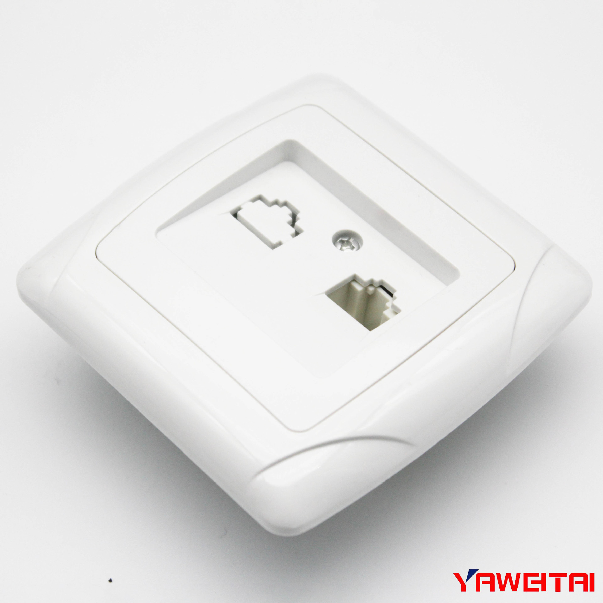 雅威电脑插座 厂家直销电脑网线墙壁插座 暗装电脑墙壁插座