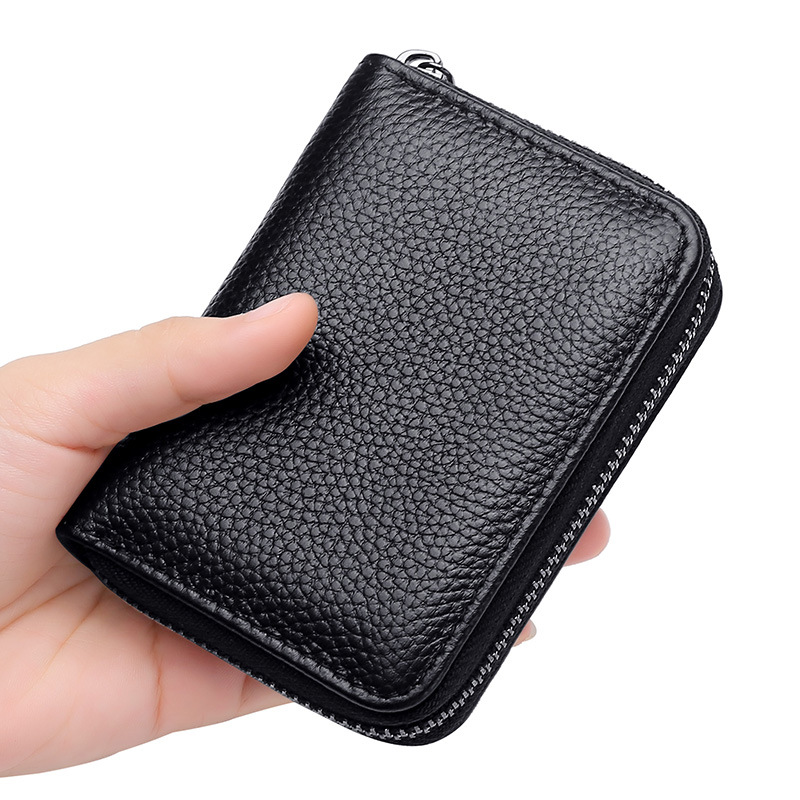 Cartera multifuncional para hombres de gran capacidad anti-desmagnetización cepillo antirrobo Taobao bolsa de tarjeta caliente bolsa de licencia de conducir integrada para hombres y mujeres