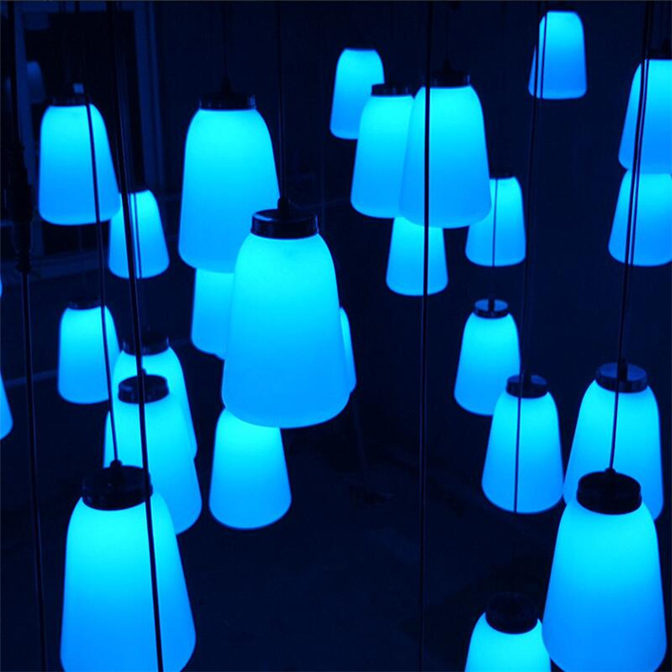 Bosque Luz de respiración LED colorido cambio de color al aire libre atmósfera techo paisaje Luz Plaza Scenic Spot Lighting LED Luz de respiración