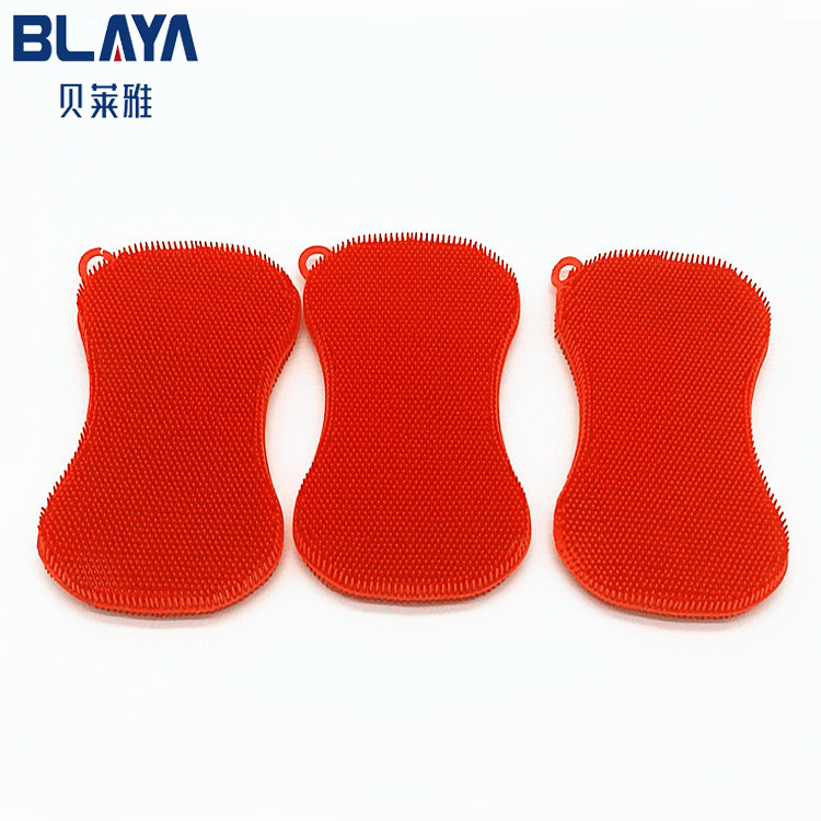 Silicone Dishwashing Brush, Bone-Shaped Cleaning Ball, Bath Brush, Double-Sided Silicone Brush, Multi-Purpose Dishwashing Brush, Silicone Products