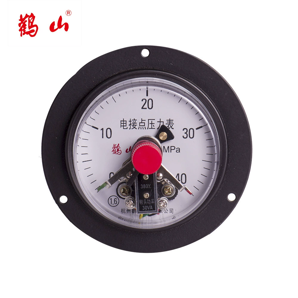 YXC100ZT магнитный помощник электрический контактный манометр с осевой кромкой электрический контактный манометр Dangshan