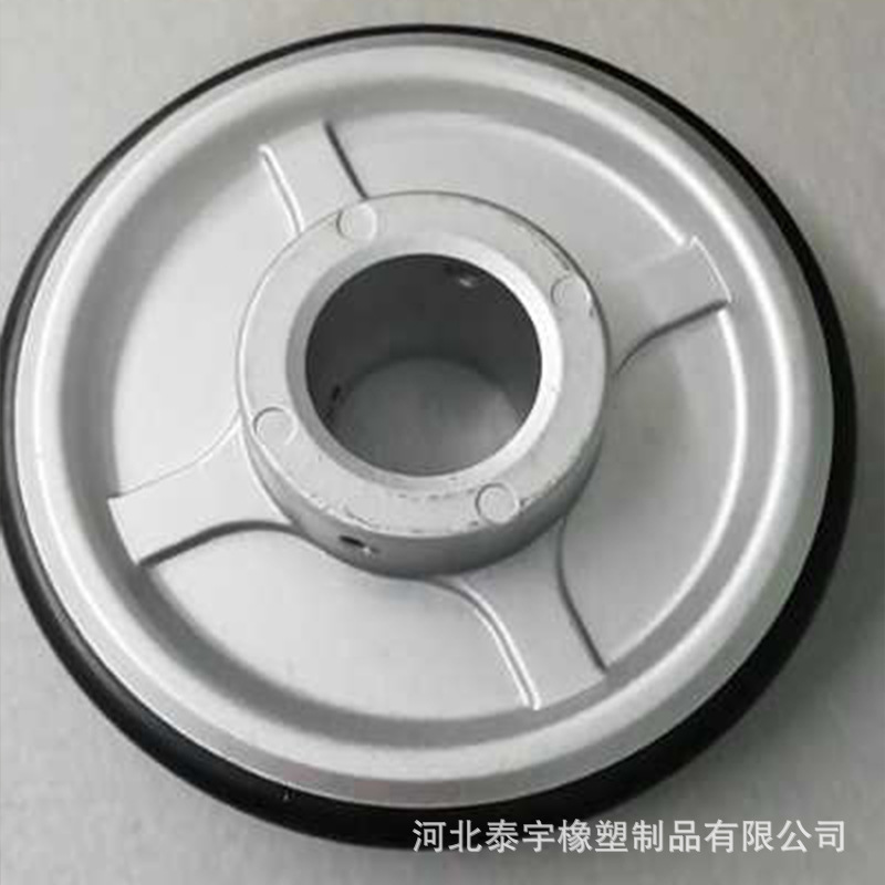 厂家供应 中空线传送轮 异性传送轮铝轮聚氨酯轮 聚氨酯传送轮