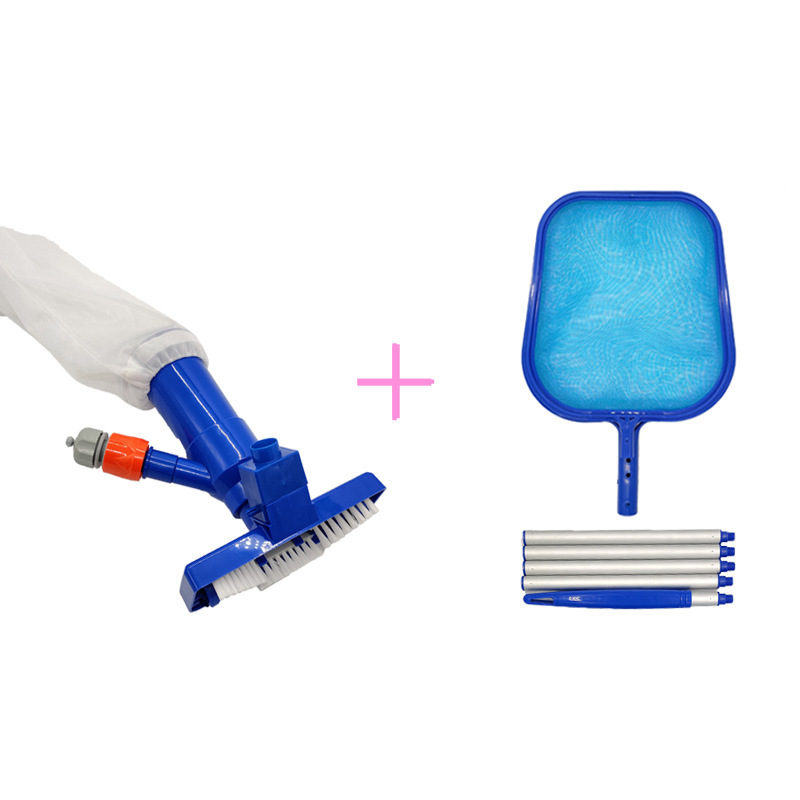 Amazon new swimming pool cleaning set vacuum jet suction head swimming pool shallow mesh belt splicing Rod set