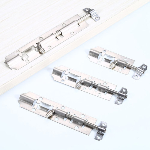 Stainless steel old-fashioned lock ordinary latch open latch conjoined wooden door lock bathroom concierge door lock latch