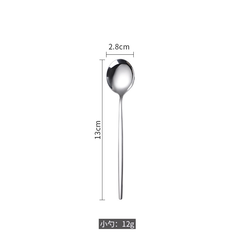 ポルトガルステンレスナイフフォークスプーンセットヨーロッパ式高颜値食器ホテル洋食ステーキナイフフォーククロスボーダースプーンフォーク|undefined