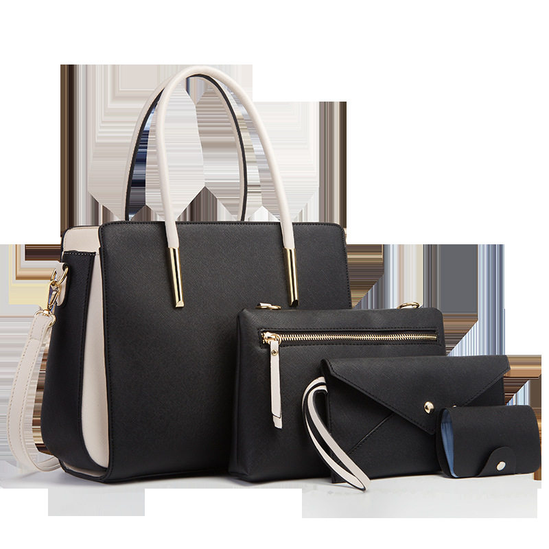 Set borse a spalla donna 4 pezzi borsa a tracolla elegante_voghion.com