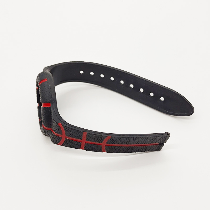Suministre la correa de reloj de silicona multicolor hebilla correa de reloj de silicona impresa correa de reloj de silicona accesorios de reloj inteligente