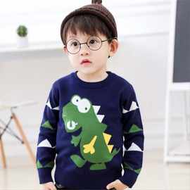 男童套头毛衣2025新款秋冬儿童针织衫女童毛线衣宝宝童装一件代发