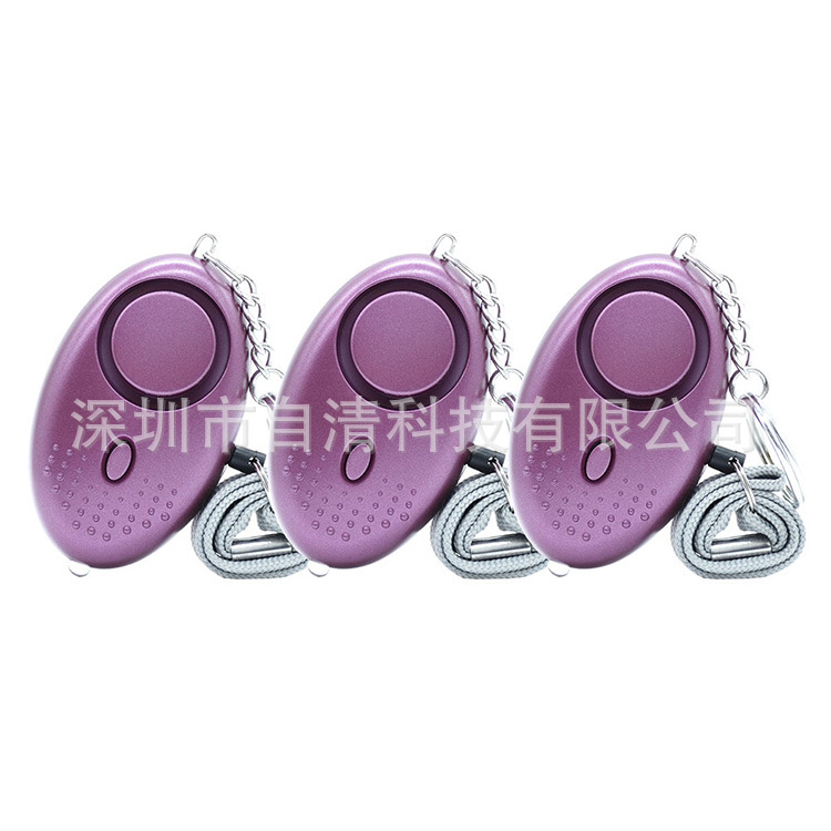 Alarma Personal de Bolsillo Alto Decibelio 130-135 dB Con Luz LED para Autodefensa