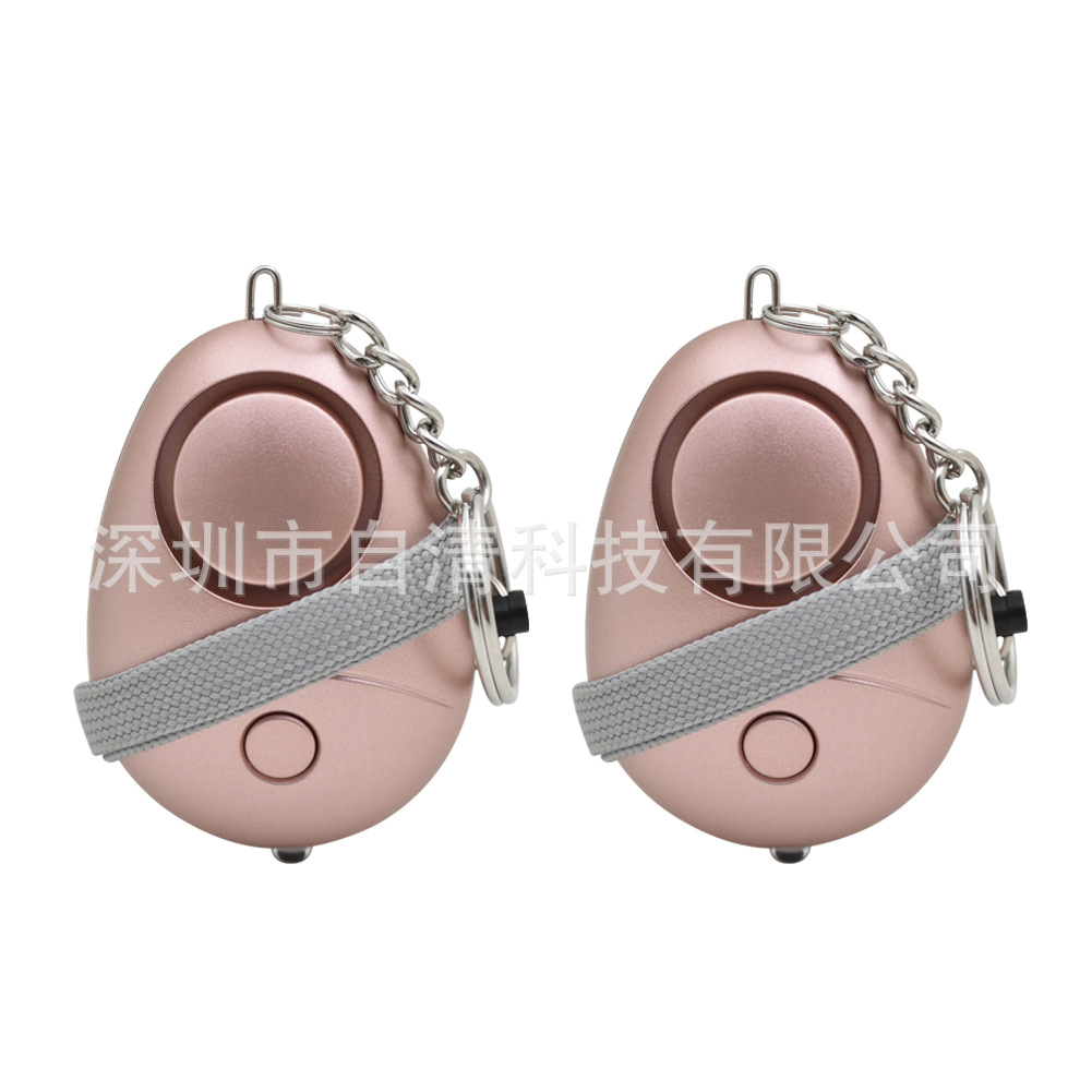 Alarma Electrónica Personal para Mujeres, Luz LED, 130 dB, para Autodefensa image 4