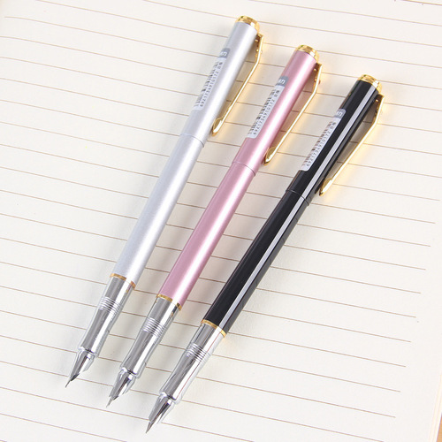 Getle S681 Metal Rod Steel Pen Ink Pen for Primary and Middle School Students Calligraphy Practice Children's Steel Pen Personal Engraving