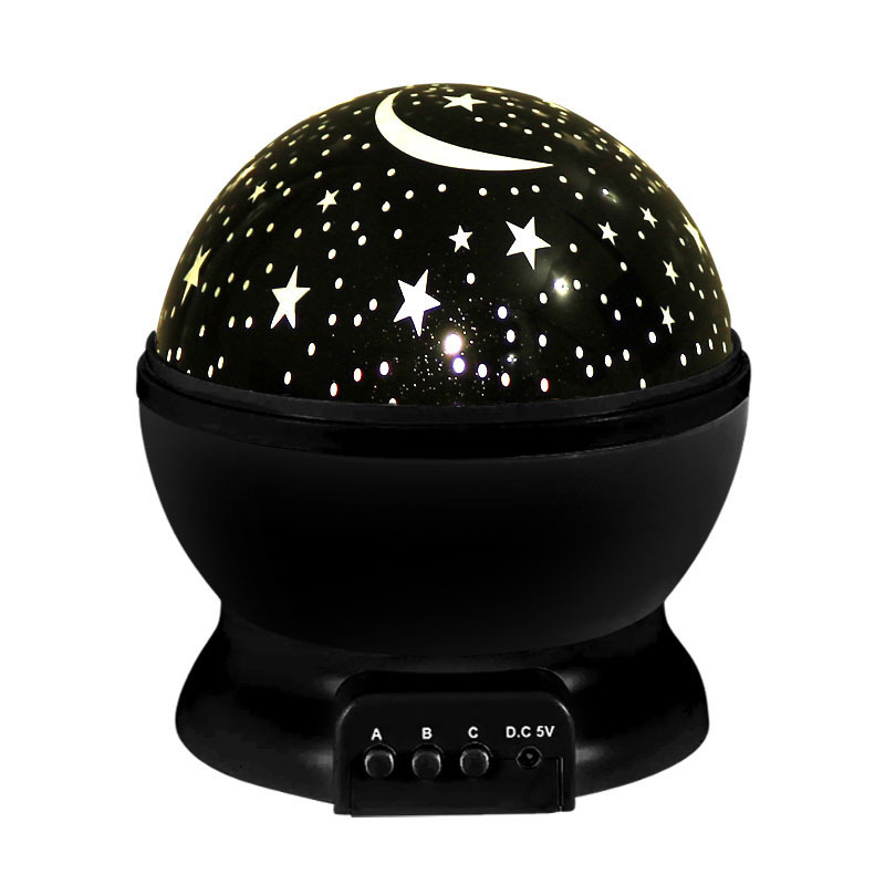 Proyector de luz estrellada sueño giratorio bola estrellada romántica atmósfera LED niños luz nocturna Navidad Amazon