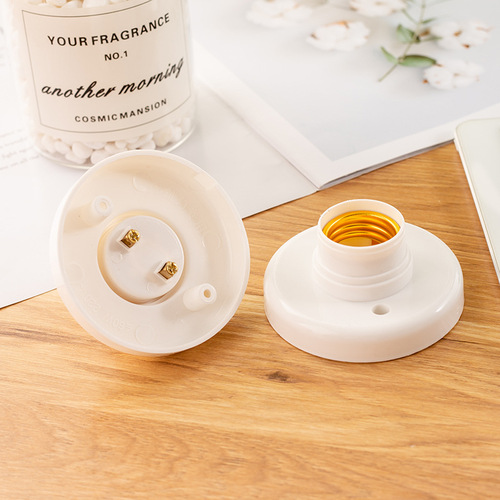 Exposed round E27 screw lamp holder plastic temperature aging test lamp accessories wholesale