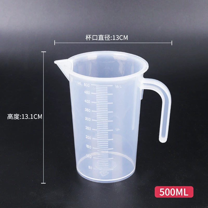 Measuring cup scaled, plastic measuring cylinder, 1000 ml, 5000 ml